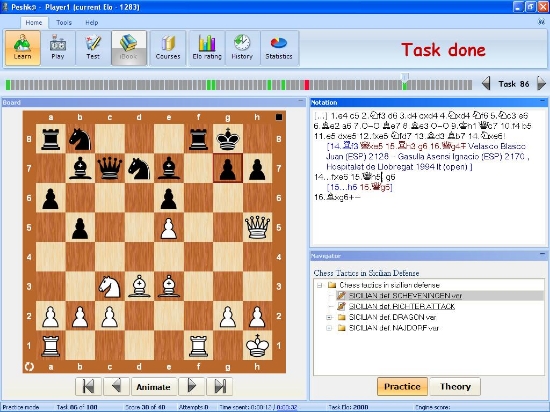 Obrázek Chess Tactics in Sicilian Defense